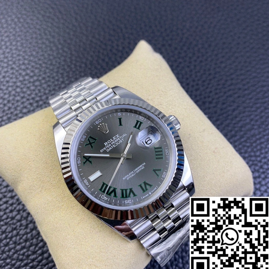 Dial Clean Rolex M126334-0022 Factory Grey Datejust 0520